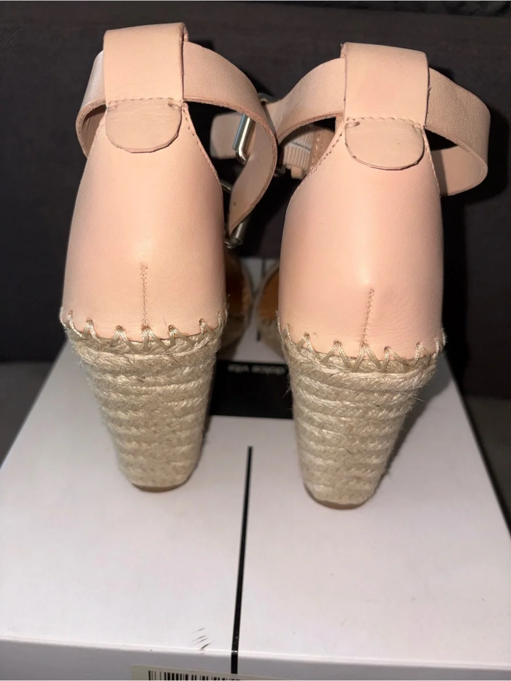 Dolce Vita Leopard-Print and Nude Espadrille Wedges